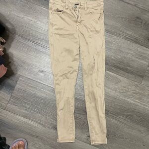 American Eagle Outfitters Tan Stretch Pants
